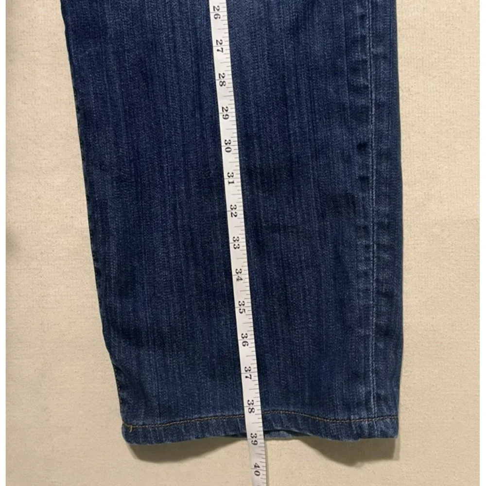Lucky Brand Vintage Mens Blue Denim Straight Fit Dark Wash Casual Pants 40x30